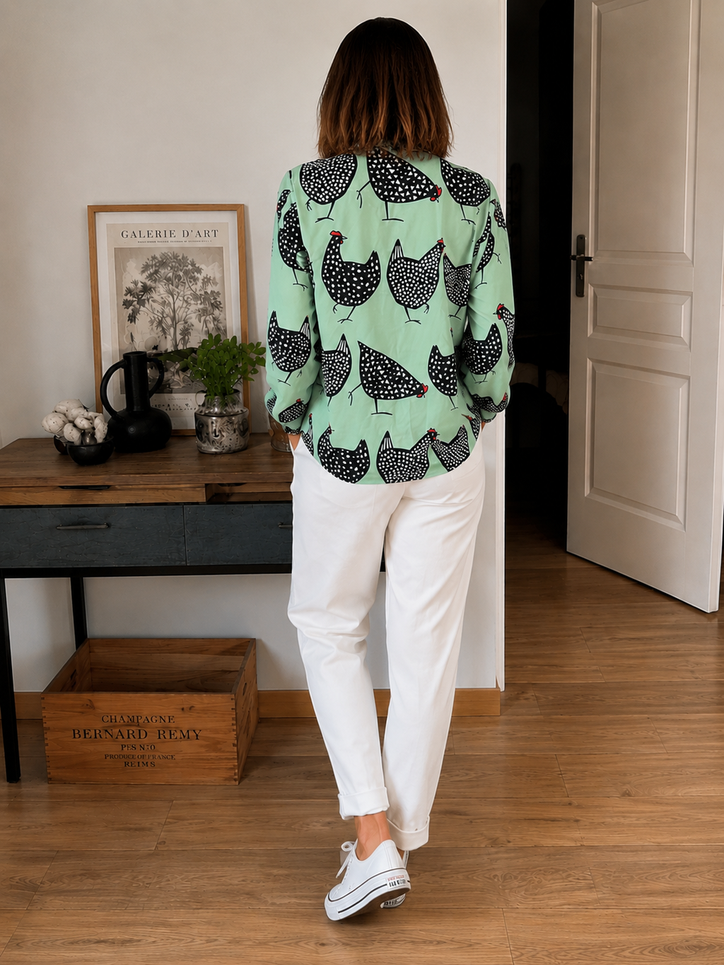 Chemise « Poulettes » Vert Menthe ❤️