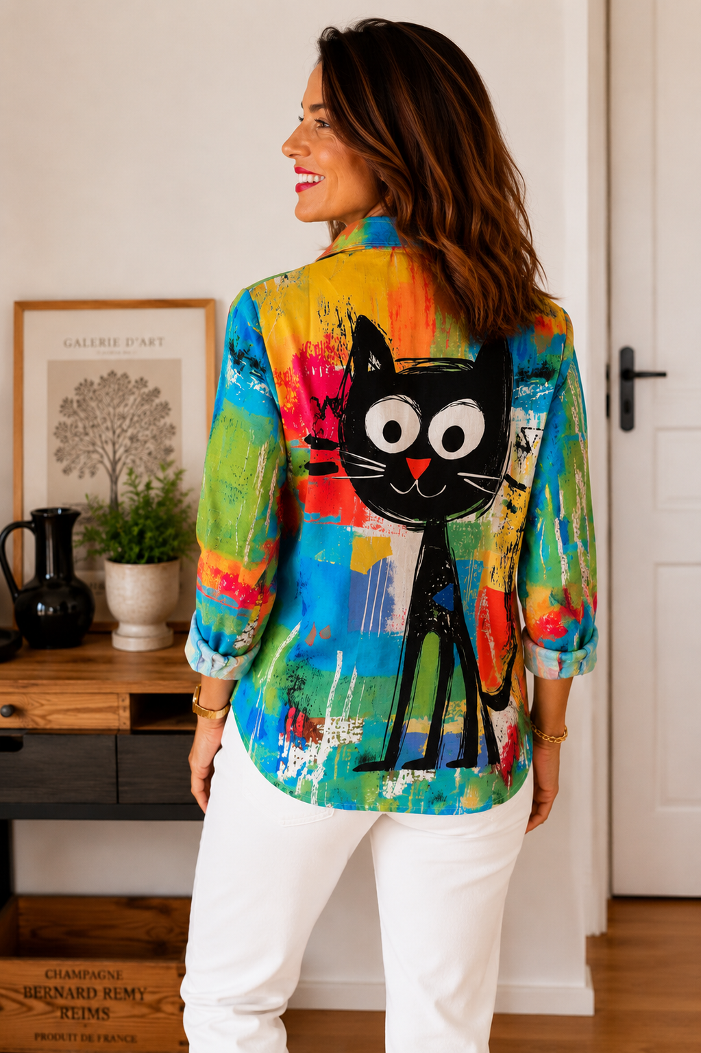 Chemise Chat – Une Pièce Unique Pleine de Caractère 🎨